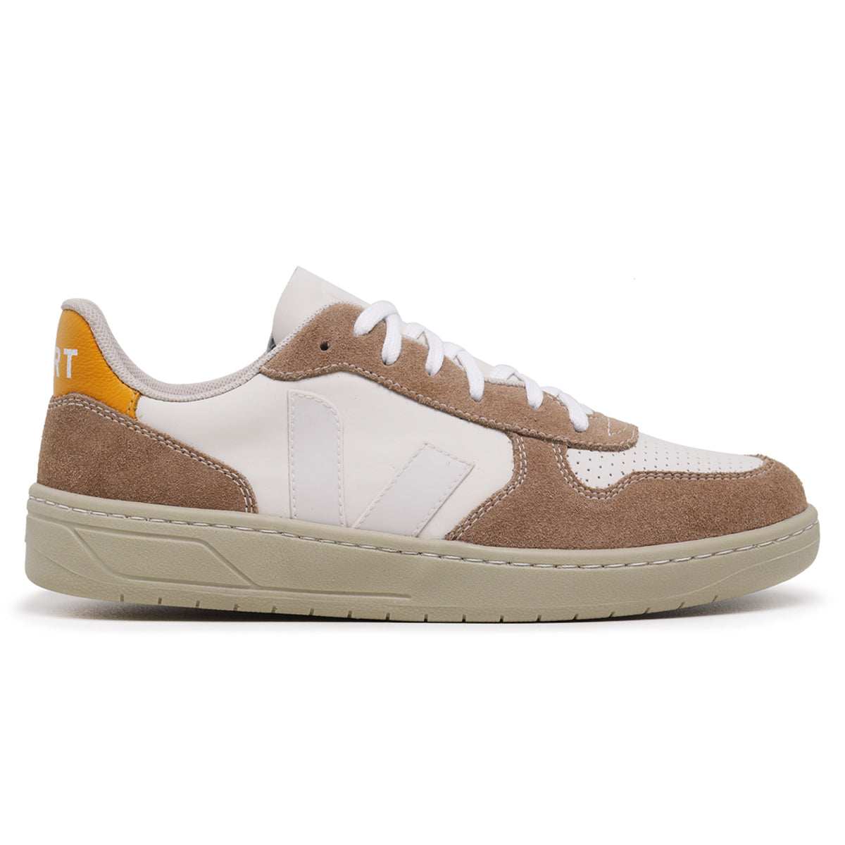 TÊNIS VERT V-10 CHROMEFREE EXTRA WHITE SAHARA OURO