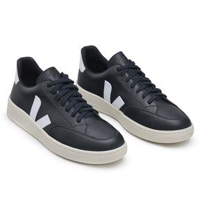 TÊNIS VERT V-12 COURO EXTRA BLACK WHITE