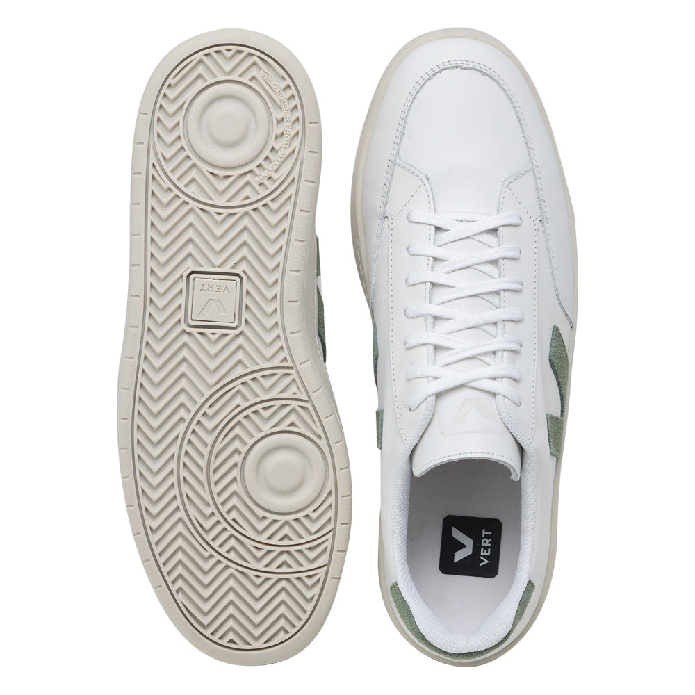 TÊNIS VERT V-12 COURO EXTRA WHITE CYPRUS