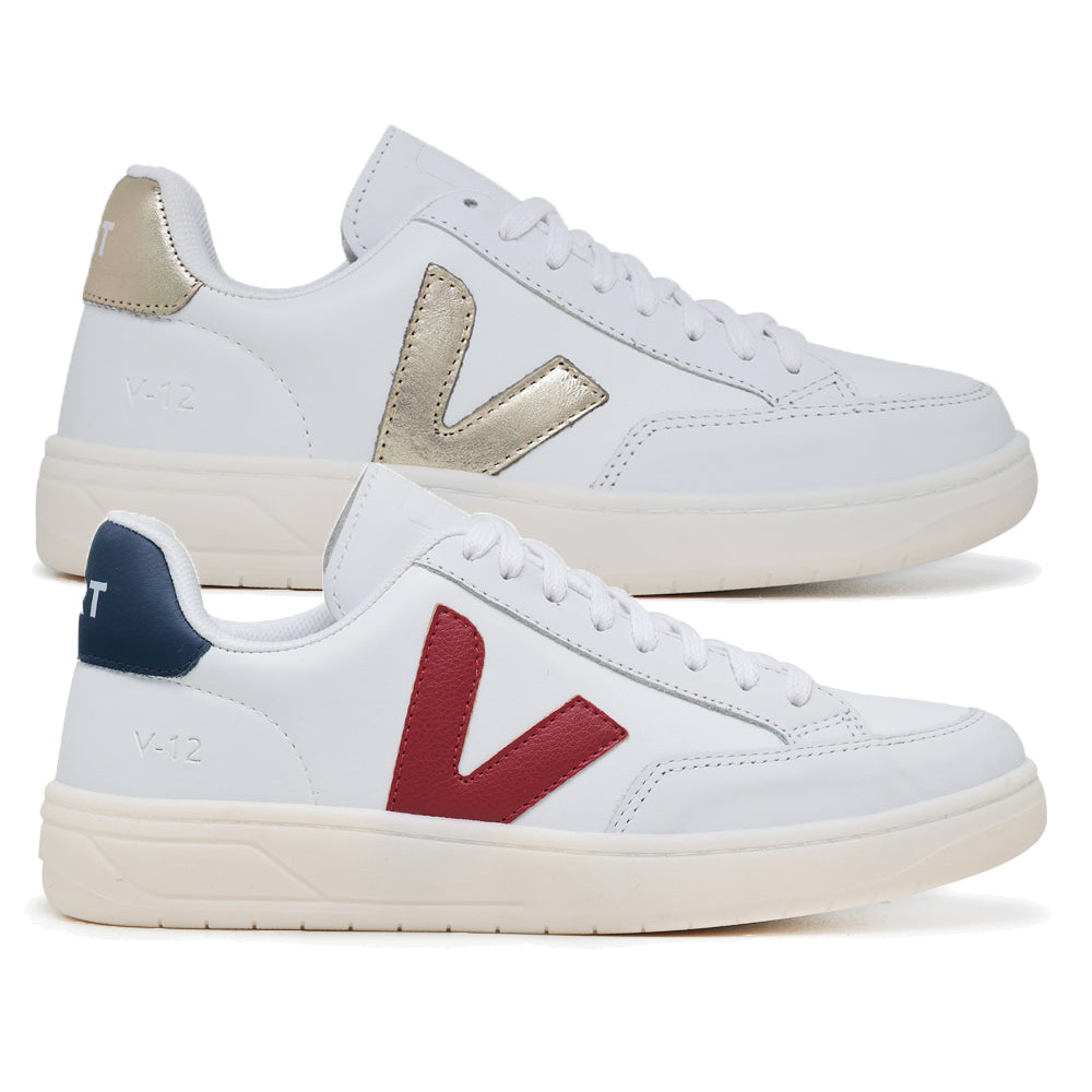 Compre 1 Leve 2 Pares V-12 White Platine e V-12 White Marsala Náutico