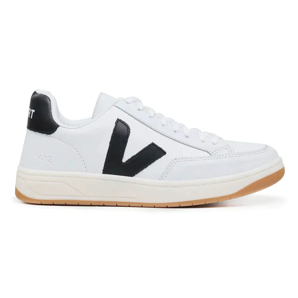 TÊNIS VERT V-12 WHITE BLACK
